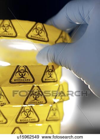 Stock Photo - Biohazard warning. Fotosearch