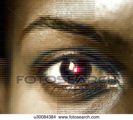 Picture - Biometrics, conceptual artwork. Fotosearch