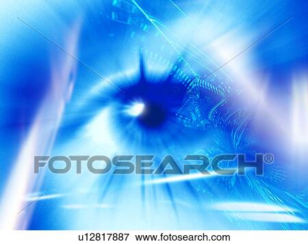 Stock Photo - Biometrics, conceptual artwork. Fotosearch
