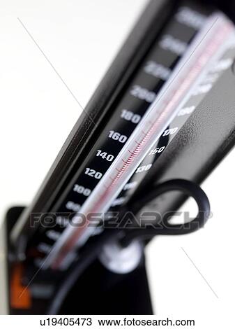 Stock Image - Blood pressure gauge. Fotosearch