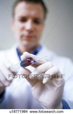 Picture - Blood sample. Fotosearch
