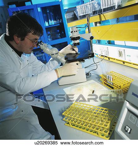 Stock Photography - Blood testing. Fotosearch