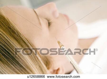 Stock Photograph - BOTOX® treatment. Fotosearch