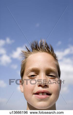 Boy's face View Large Photo Image Stock Photograph - Boy's face. Fotosearch