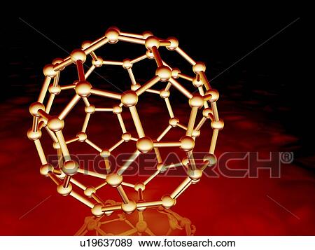 Buckminsterfullerene molecule View Large Photo Image Stock Photo - Buckminsterfullerene molecule. Fotosearch