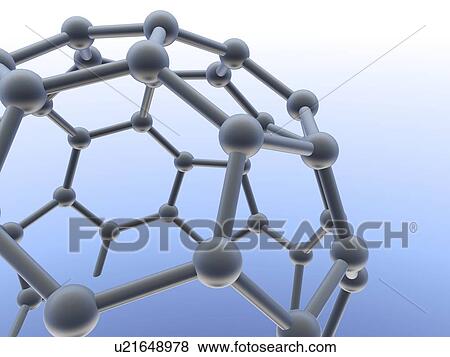 Buckminsterfullerene molecule View Large Photo Image Stock Photo - Buckminsterfullerene molecule. Fotosearch