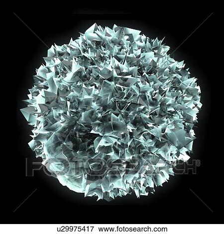 Stock Photo - Cancerous tumour, artwork. Fotosearch