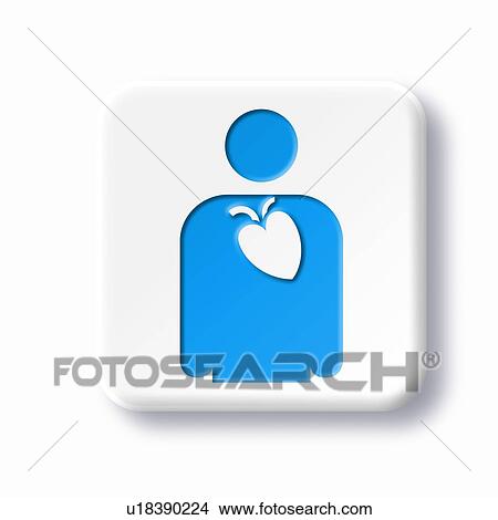 Cardiology symbol, artwork View Large Photo Image Picture - Cardiology symbol, artwork. Fotosearch