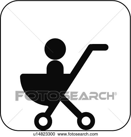 Stock Image - Childcare symbol, artwork. Fotosearch
