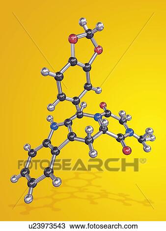 Cialis drug molecule View Large Photo Image Stock Image - Cialis drug molecule. Fotosearch