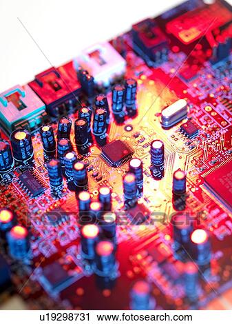 Stock Image - Circuit board. Fotosearch