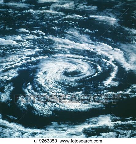 Stock Image - Circular clouds. Fotosearch