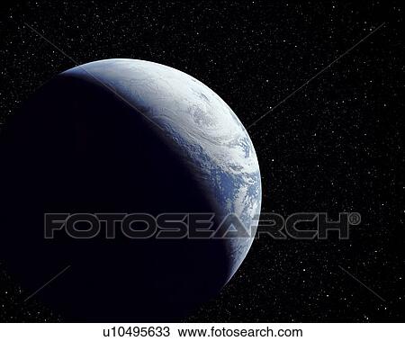 Computer-enhanced Apollo 4 view of crescent Earth View Large Photo Image Stock Image - Computer-enhanced Apollo 4 view of crescent Earth. Fotosearch