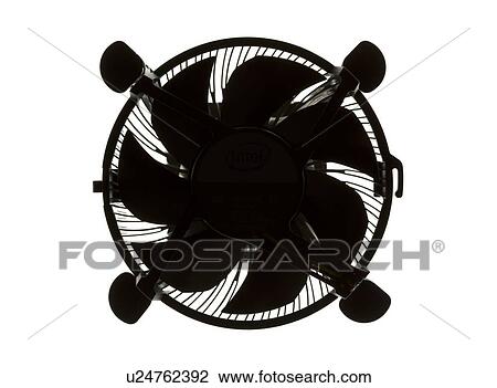 Stock Image - Computer fan, computer artwork. Fotosearch