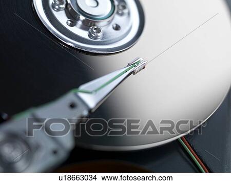 Picture - Computer hard disc. Fotosearch