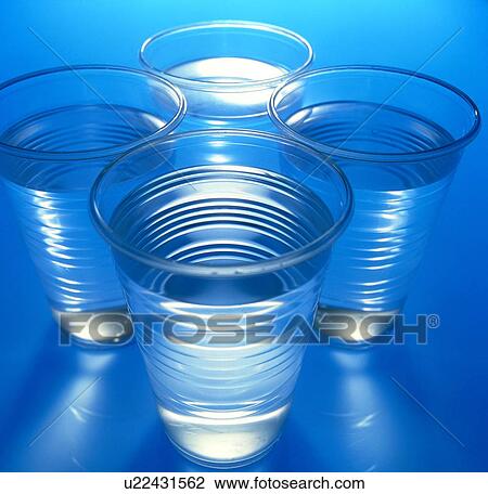 Cups of water View Large Photo Image Stock Image - Cups of water. Fotosearch