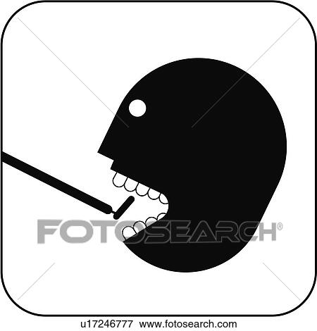 Stock Photo - Dentistry symbol, artwork. Fotosearch