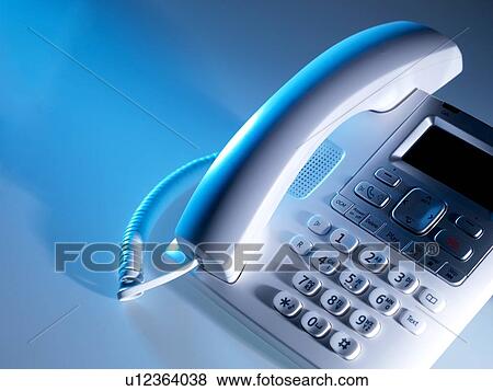 Stock Photo - Desk telephone. Fotosearch