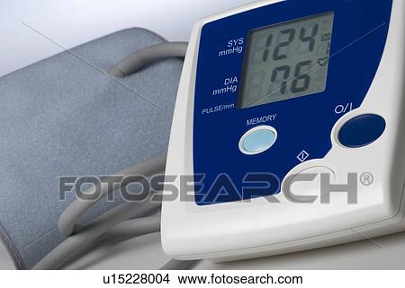 Digital blood pressure monitor View Large Photo Image Picture - Digital blood pressure monitor. Fotosearch