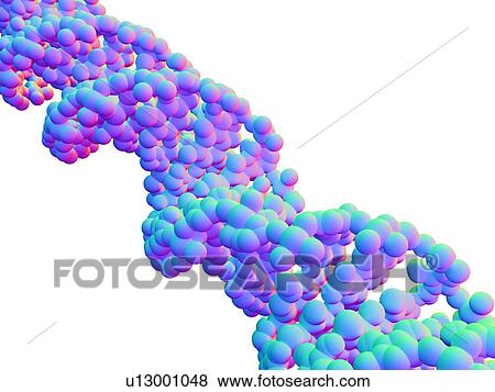 Stock Photo - DNA molecule, computer artwork. Fotosearch
