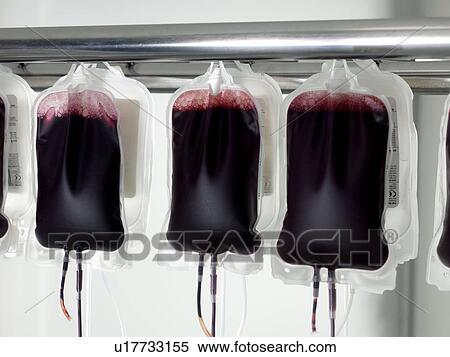 Stock Photography - Donor blood processing. Fotosearch