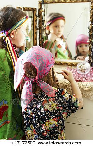 Stock Image - Dressing up. Fotosearch