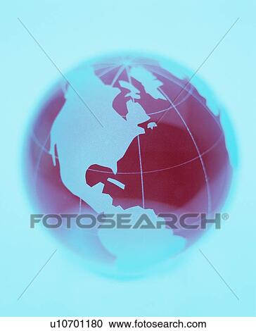 Stock Image - Earth globe. Fotosearch