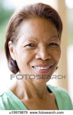 Stock Photo - Elderly woman. Fotosearch