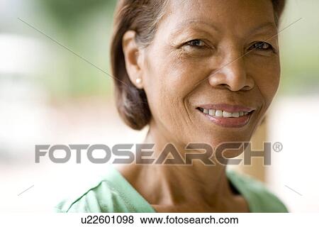 Stock Photo - Elderly woman. Fotosearch