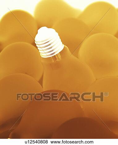 Stock Photo - Electric light bulbs. Fotosearch