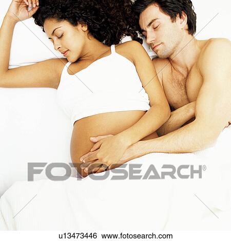 Stock Photograph - Expectant parents. Fotosearch