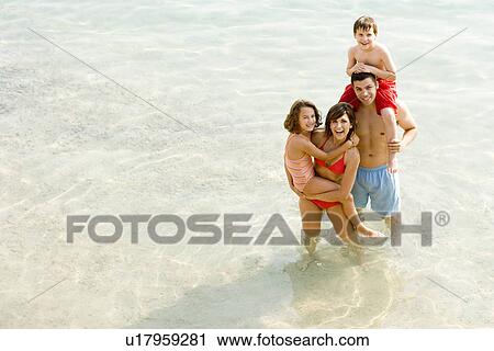 Family on holiday View Large Photo Image Stock Image - Family on holiday. Fotosearch