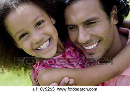 Stock Image - Father and daughter. Fotosearch