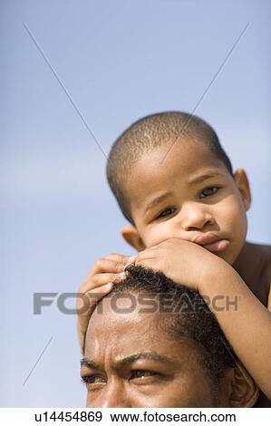 Stock Photo - Father and son. Fotosearch
