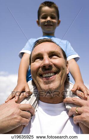 Stock Photography - Father and son. Fotosearch
