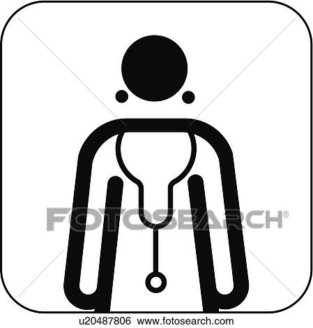 Female doctor symbol, artwork View Large Photo Image Stock Photograph - Female doctor symbol, artwork. Fotosearch