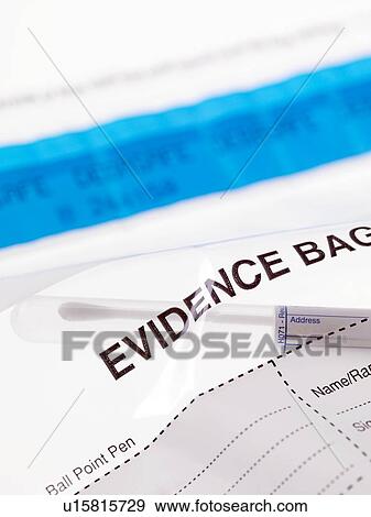 Stock Photo - Forensic evidence. Fotosearch