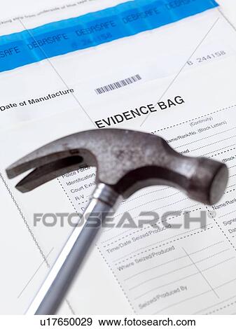 Stock Photo - Forensic evidence. Fotosearch