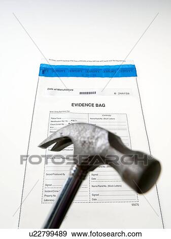 Stock Photo - Forensic evidence. Fotosearch