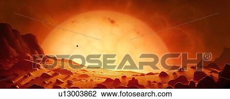 Future red giant Sun, artwork View Large Photo Image Stock Image - Future red giant Sun, artwork. Fotosearch