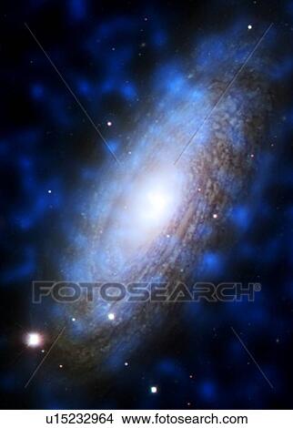 Picture - Galaxy NGC 2842, Chandra X-ray image. Fotosearch