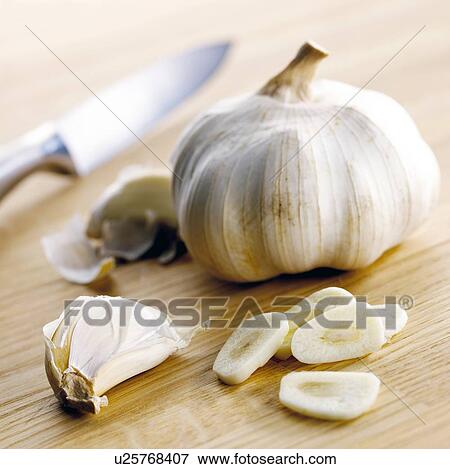Stock Photo - Garlic. Fotosearch