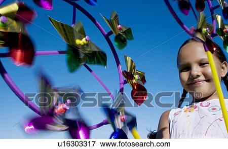 Girl playing View Large Photo Image Stock Photo - Girl playing. Fotosearch