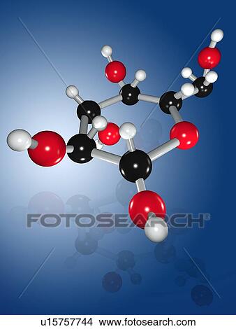 Glucose sugar molecule View Large Photo Image Picture - Glucose sugar molecule. Fotosearch