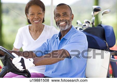 Stock Photo - Golf players. Fotosearch