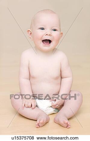 Happy baby View Large Photo Image Stock Photo - Happy baby. Fotosearch