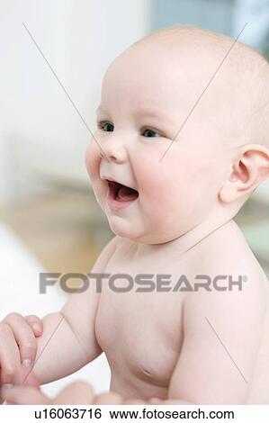 Happy baby View Large Photo Image Stock Photograph - Happy baby. Fotosearch