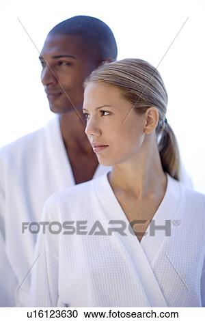 Happy couple at a spa View Large Photo Image Stock Image - Happy couple at a spa. Fotosearch