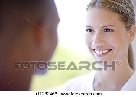 Happy couple relaxing at a spa View Large Photo Image Stock Photo - Happy couple relaxing at a spa. Fotosearch