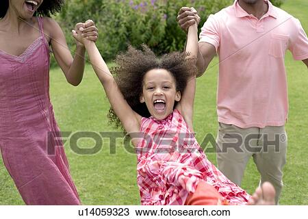 Stock Image - Happy family. Fotosearch